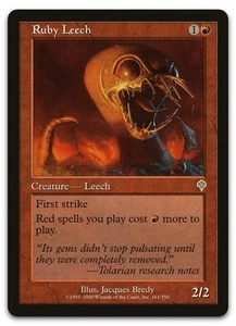 Ruby Leech #161 (NM) Invasion INV Magic MTG - Picture 1 of 2