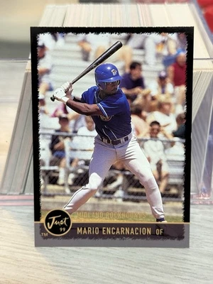 RARE! 1999 Just Minors Mario Encarnacion Black Border #83 Rockhounds #’d 18/50 - Image 1 of 2