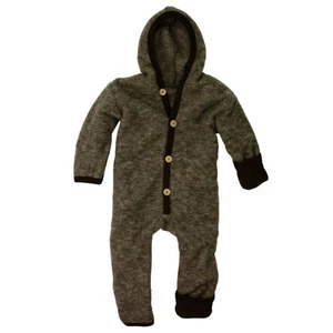 Cosilana Baby Overall 100% Wollfleece Braun Gr 50 56 Made in Germany Schurwolle - Bild 1 von 2