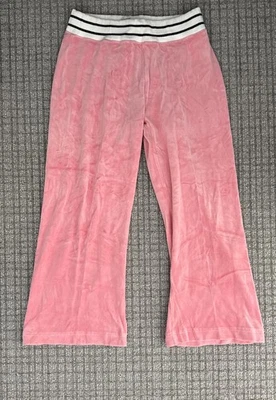 Женские спортивные штаны ESCADA розовые велюровые укороченные 25 дюймов из хлопковой смеси размер 42 - Изображение 1 из 4