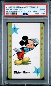 1968 Whitman Publishing Mickey Mouse 1 Of Stars Mint PSA 9 Pop 1 Disney - Picture 1 of 3