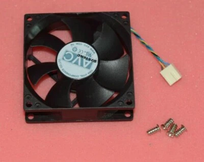NEW AVC DS08025T12UP033 Graphics card cooling fan DC12V 0.70A 4Pin 8CM+Screw - Image 1 of 4
