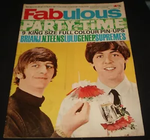 FABULOSO DÉCADA DE 1960 MOD POP MAG BEATLES THE DRUIDS BRIAN JONES NASHVILLE ADOLESCENTES LULU - Imagen 1 de 8