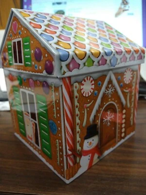 Eurographics jigsaw Gingerbread House 5857-05-21 novelty tin VG 230224 - Image 1 of 3