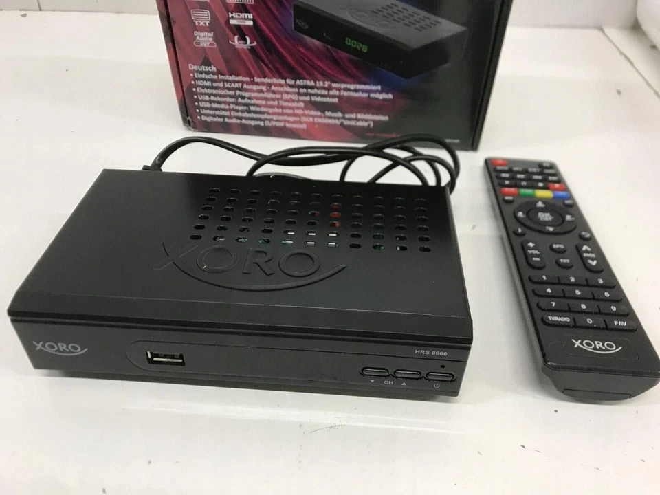 Xoro HRS 8660 Digitaler Satelliten-Receiver (SAT100489)