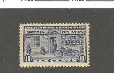 E 12,special delivery , unused OG , 1922, gray Violet, scv $115 - Image 1 of 2