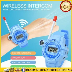1 paire de talkies-walkies créatifs pour enfants, montre, jouet interactif pour - Afbeelding 1 van 7