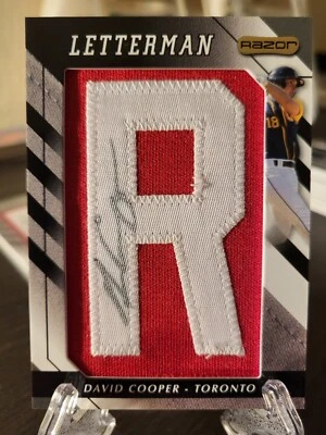 2008 Razor Letterman "R" David Cooper Auto Rookie RC #DVC-R - Image 1 of 2