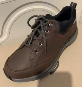 Clarks Wave2.0 Vibe Brown Oily Leather Men's Shoes Size UK 7.5 H EU 41.5 - Picture 1 of 10