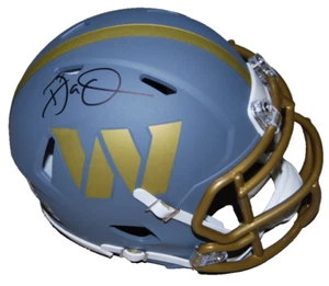 DAN QUINN signed (WASHINGTON COMMANDERS) slate mini helmet BECKETT BAS BR32581 - Bild 1 von 2