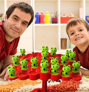 2025 Brand New Balance Tree Frog Balance Counting Math Toy Board Game For Kids - Picture 1 of 12