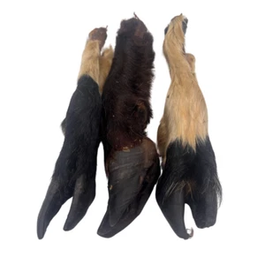 Lamb Feet Hair Dog Treat Chew 100% Natural Wormer Hypoallergenic Treats - Picture 1 of 6