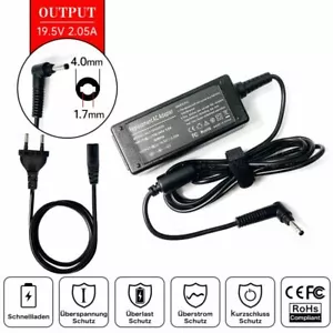 Alimentatore caricabatterie laptop 40 W per HP/Compaq Mini 584540-001 210-1015SL 210-1100 - Foto 1 di 5