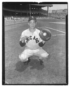 Joe Erautt - 1951 Chicago White Sox - 4"x5" original contact print - Picture 1 of 2