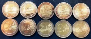 Deutschland 2 Euro 2013 Baden-Württemberg Set ADFGJ (#3081) - Bild 1 von 1