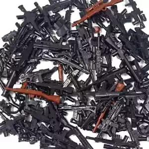98K Militär Waffenzubehör Geschütze Steine Swat Scharfschütze Gewehr Pistole Soldat WW2 - Bild 1 von 32