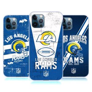 OFFIZIELLE NFL LOS ANGELES RAMS LOGO ART GEL HANDYHÜLLE FÜR APPLE iPHONE HANDYS