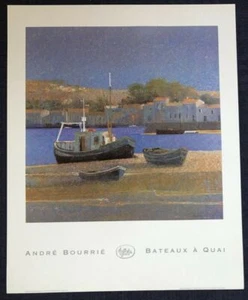 Le Port De Plaisance by Andre Bourrie (89cm x 69.5cm) - Picture 1 of 1