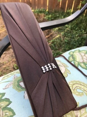 CARLO FELLINE NITE BOLSOS CARTERA MARRÓN CUERDA SEDOSA NUEVA CON ETIQUETAS RET. $25,00 Foto 1 de 4