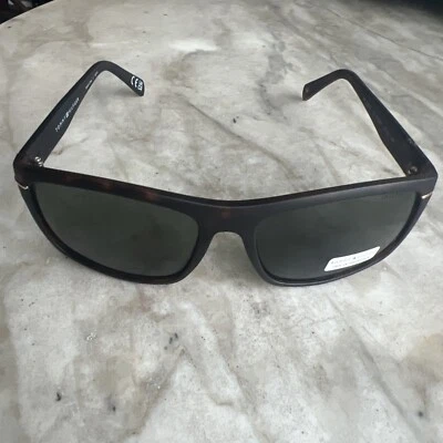 Gafas de sol Tommy Hilfiger MP OMRectangulares mate marco tortuga y lentes verdes Foto 1 de 4