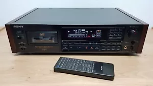 Sony DTC-55ES Black High-End DAT Recorder - Wooden Panels *Needs Service* - Foto 1 di 23