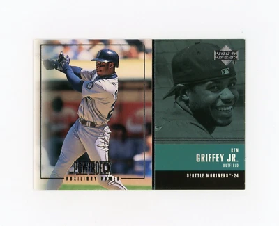 KEN GRIFFEY JR 1999 Upper Deck POWERDECK Auxiliary Power #AUX-1 Seattle Mariners - Image 1 of 2