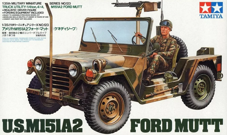 TAMIYA 35123 U.S.M151A2 FORD MUTT scala 1/35 - Immagine 1 di 1