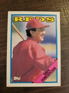 Dave Concepcion #422 1988 Topps Baseball Card NM/M Reds - Imagen 1 de 2