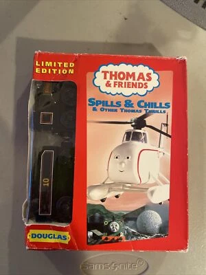 Thomas The Tank Engine VHS Spills & Chills 2000 Rare Bonus Wooden Douglas Spooky - Image 1 of 4