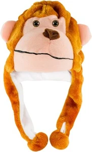 Animal Hat Monkey Fast Free Shipping !!! - Foto 1 di 1