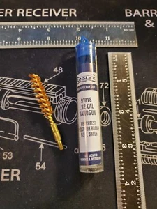 Gunslick Pro Pistol Brass Bore Brush .32 Caliber NEW - Picture 1 of 1