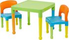 Kids Children's Outdoor Table & 2 Chairs Set Multicolour Indoor Garden Seats 