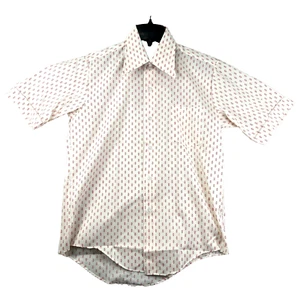 Vintage Cascade Short Sleeve Made in Korea White Shirt NWOT Medium - Picture 1 of 5
