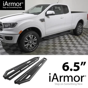 APS 6.5in Side Bars Square Tube Fit 19-23 Ford Ranger Super Cab - Picture 1 of 6