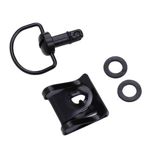 New Motorcycle Race Fasteners Quick Release D Ring 17mm Black Race Fairing  - Picture 1 of 12