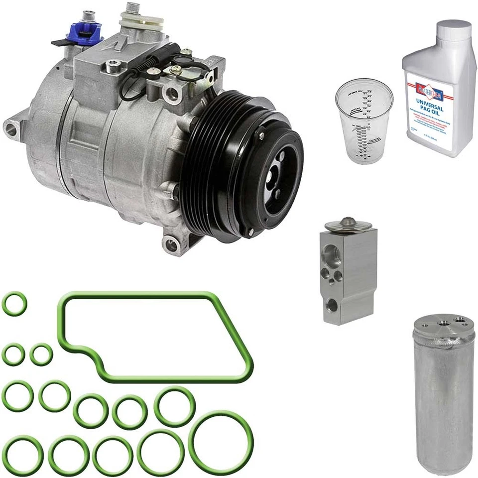 Omega AC Compressor w/ A/C Repair Kit For Mercedes ML320 ML430 & ML55 AMG - Изображение 1 из 1