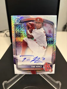 2025 Bowman Chrome Mega Tink Hence Mojo Refractor Autograph Card Auto #BMA-TH - Picture 1 of 3