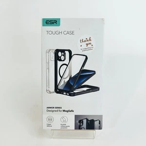 ESR iPhone 15 Case, MagSafe Compatible | Military-Grade Drop Proof | Clear Black - Photo 1 sur 10