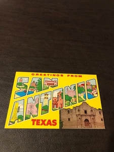 POSTED POSTCARD - GREETINGS FROM SAN ANTONIO ,TEXAS - #002 - Picture 1 of 2