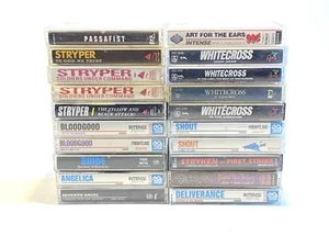 Christian Hard Rock/Heavy Metal 20 Cassette Lot Stryper Bloodgood Stryken Shout - Picture 1 of 22