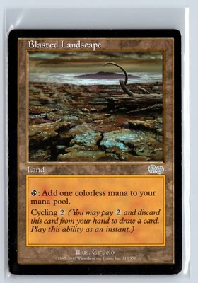 Blasted Landscape Urza's Saga Uncommon – MTG Magic the Gathering Card - Image 1 of 4