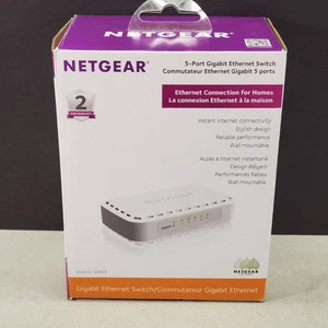 NETGEAR GS605 5-Port Gigabit Ethernet Switch NOS - Picture 1 of 15