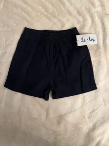 Pantalones cortos de algodón azul marino Letop para niños talla 5,6 o 7 nuevos con etiquetas - Imagen 1 de 2