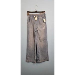 Gap Denim Kids Easy Pull On Wide Leg Jeans Size Large, New With Tags - Picture 1 of 7