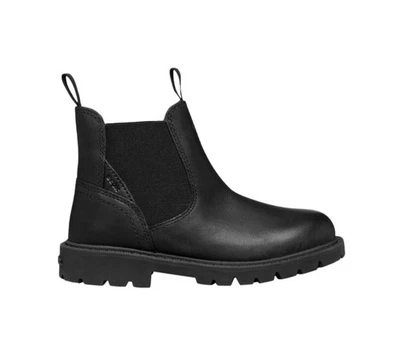 Botas estilo Chelsea Geox J Shaylax en cuero negro Foto 1 de 4