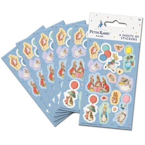 PETER RABBIT Party Stickers (6 Sheets) - Loot Bag Fillers - Picture 1 of 2