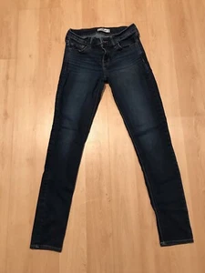 Hollister Girls Sz S Slim Fit Stretch 5-Pocket 26x29 Blue Jeans - Picture 1 of 8