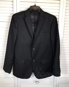 Lauren Ralph Lauren Boys Size 16R Black Sports Coat 2 Button Blazer Classic - Picture 1 of 9