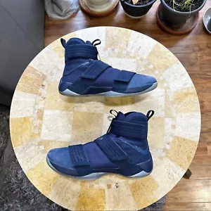 Größe 11 - Nike LeBron Soldier 10 Midnight Navy Premium Herren Basketball James QS - Bild 1 von 6
