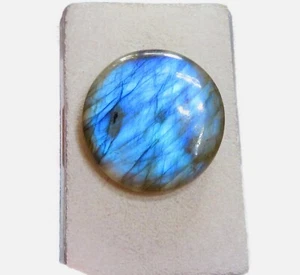 Labradorite - Labradorite Cabochon 27 mm 38 ct. n. U33418 - Foto 1 di 1